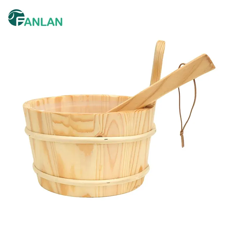 Fanlan KD-004A wooden bucket and ladle